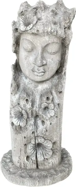 Artikelbild 3 des Artikels “Jadoo - Buddha Gesicht, Relief Baum, 80cm H | Steinguss “
